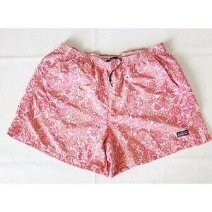 Patagonia Pink Floral Elastic-Waist Women's Shorts